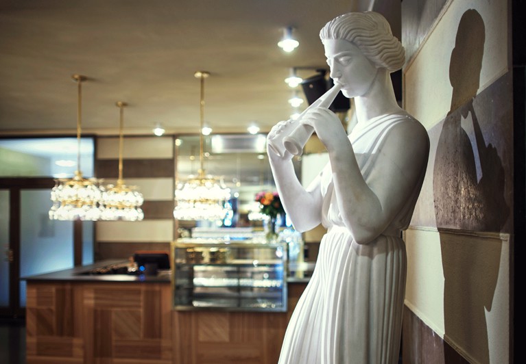 Stora foajén. Fotografi.