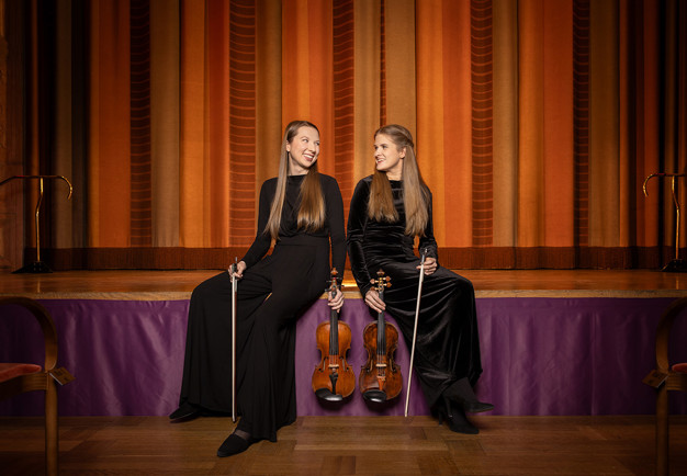 Musiker med instrument. Fotografi