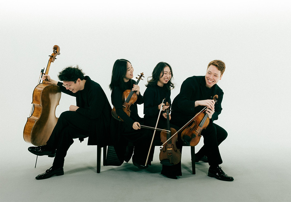 Grupp med musiker. Fotografi.