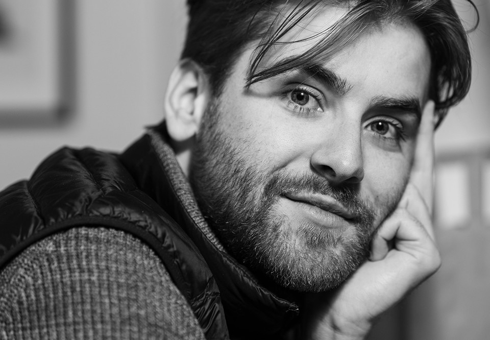 Närbild på man Fotografi.